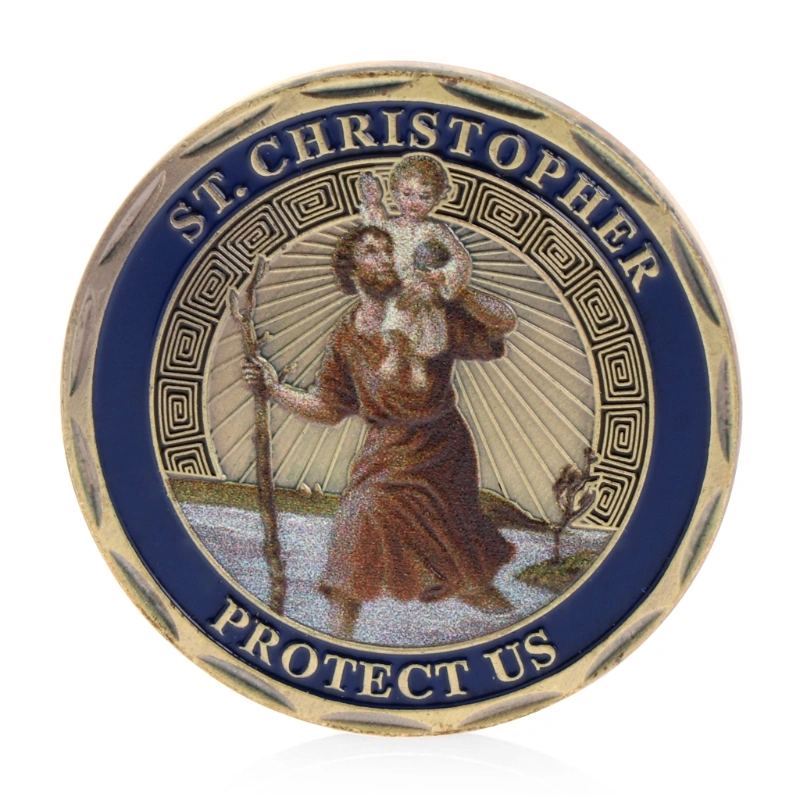 Christopher Commemorative Coin Patron Saint of American Travelers