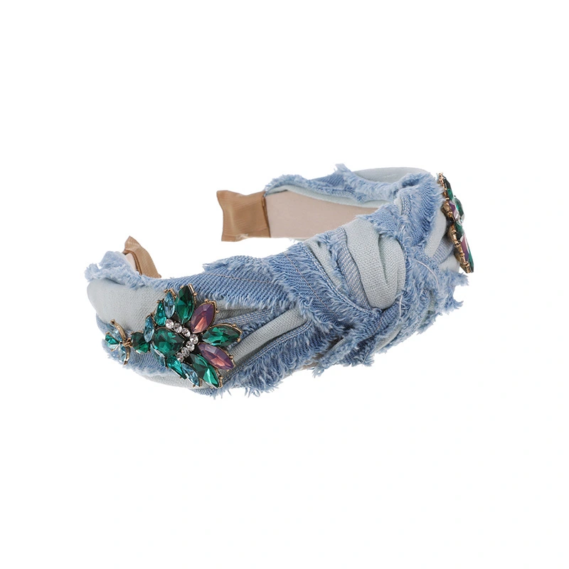 Brushed Denim Headband Hair Accessories