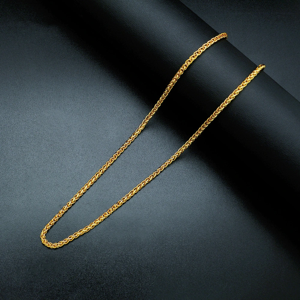 Hip-hop Style Gold Necklace, Personality Big Gold Chain