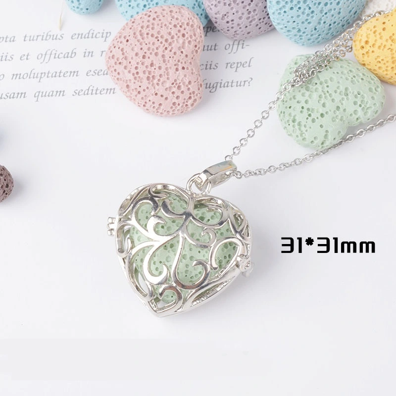 Aromatherapy Necklace Magic Box Pendant Diffuse Necklace Fragrance