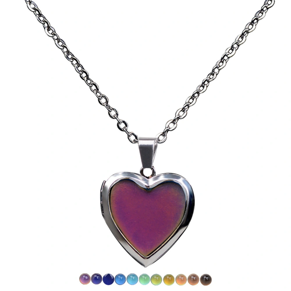 Fashion Warm Mood Changing Color Necklace