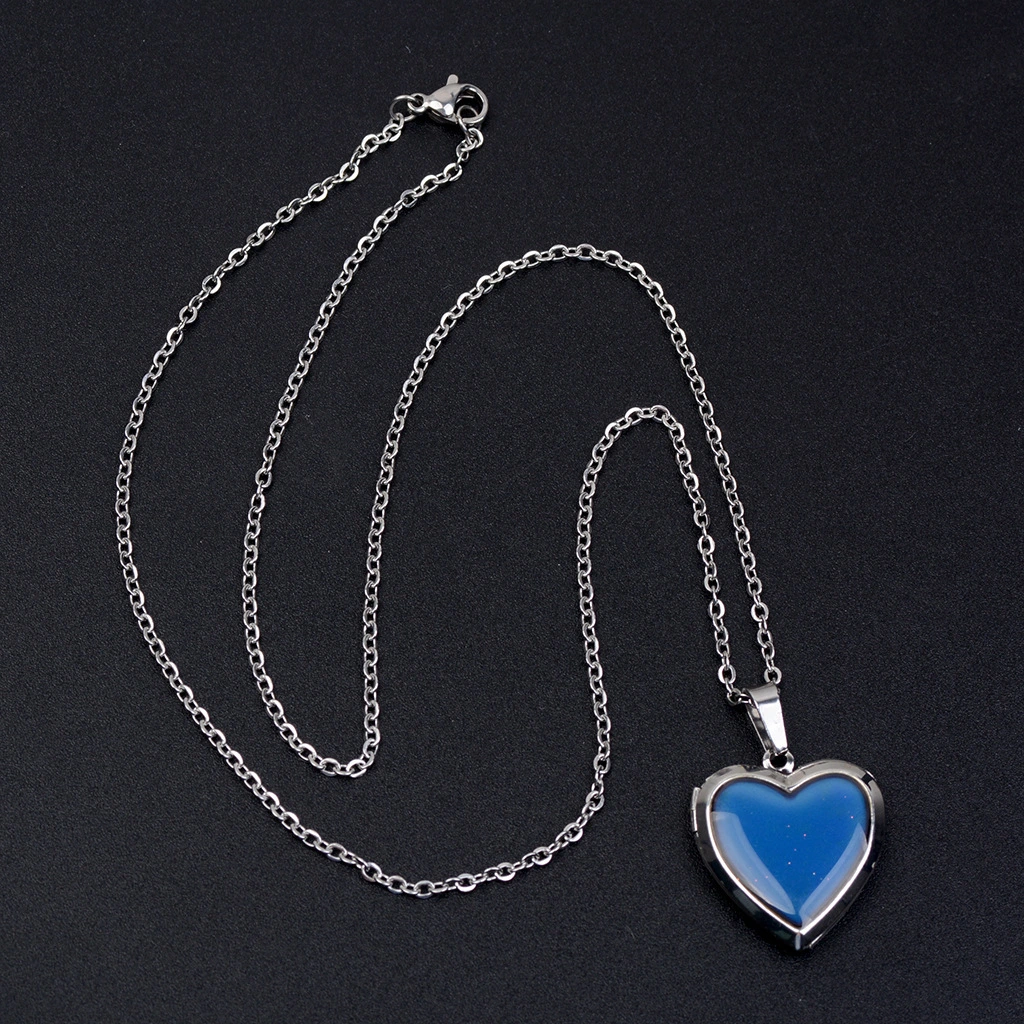Fashion Warm Mood Changing Color Necklace