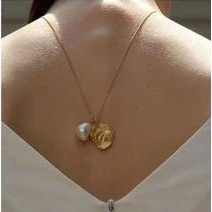 European And American Style Shell Natural Pearl Necklace Sweater Chain