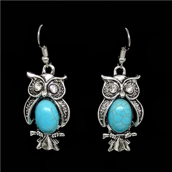 European And American Exaggerated Retro Owl Necklace