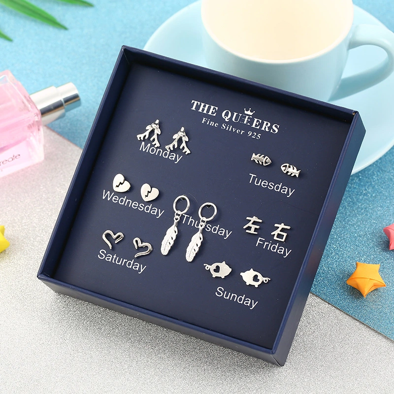 Female Set Korean Style Temperament Super Fairy Simple Personality Student Mini Wild Earrings