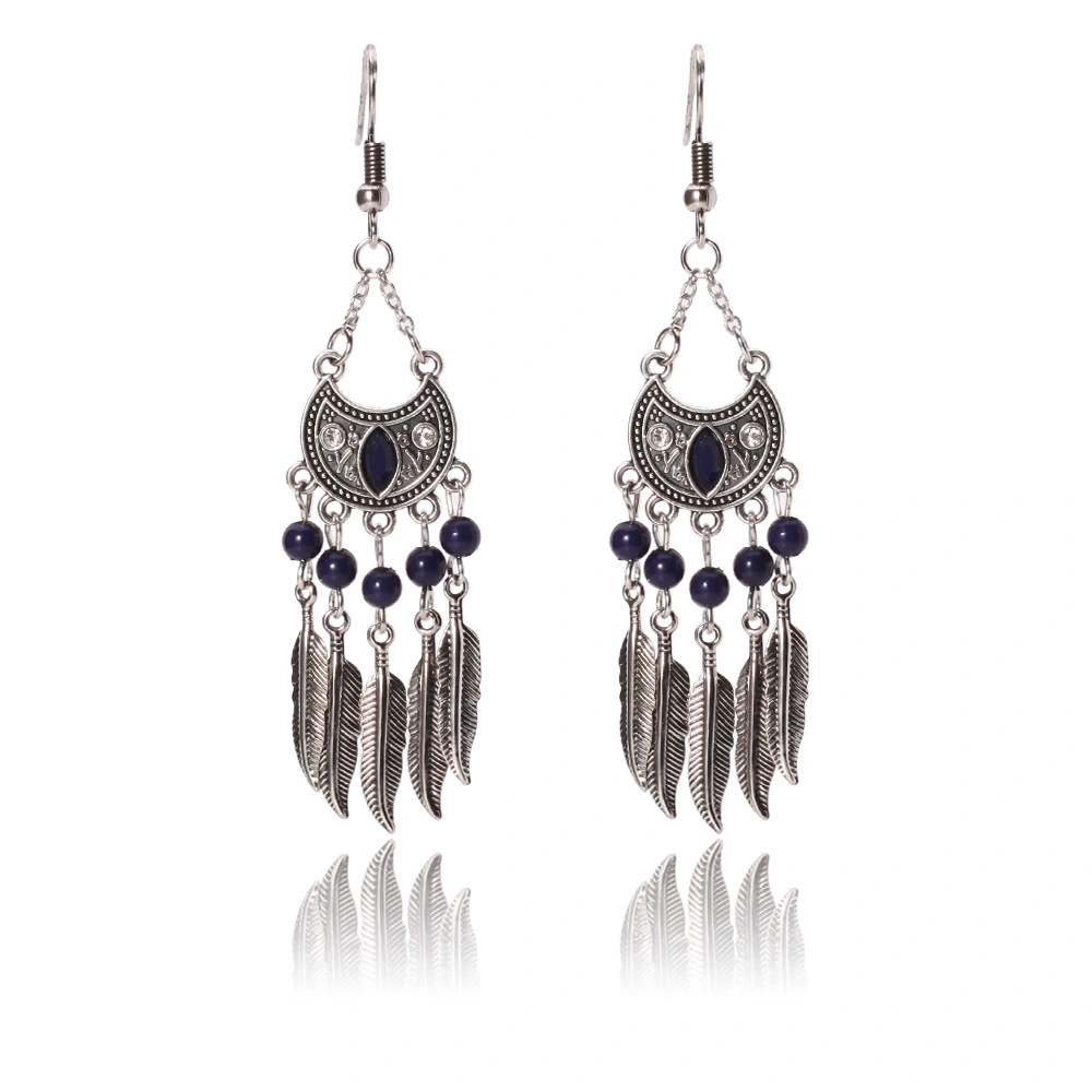 Ethnic Style Earrings Yunnan Ethnic Minority Miao Ethnic Group Hakka Element Earrings Hy-7331-1