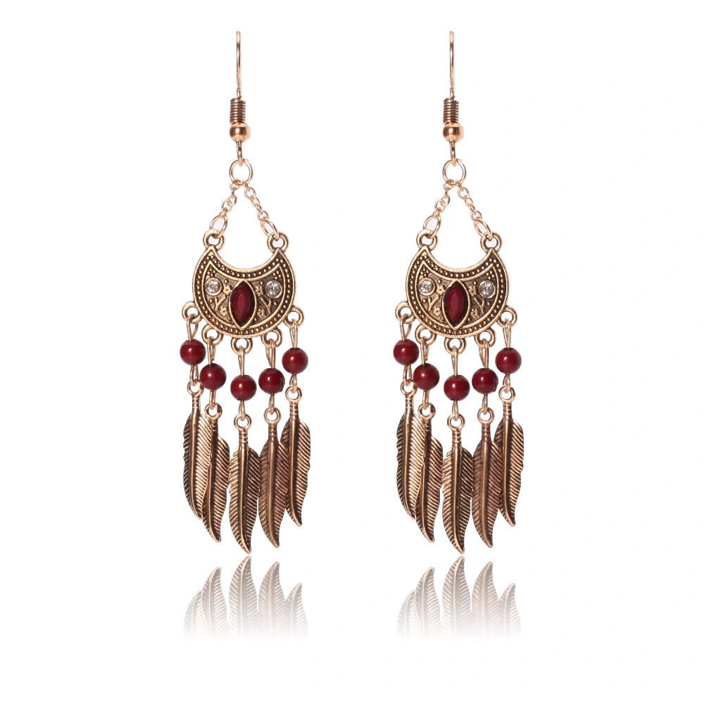 Ethnic Style Earrings Yunnan Ethnic Minority Miao Ethnic Group Hakka Element Earrings Hy-7331-1