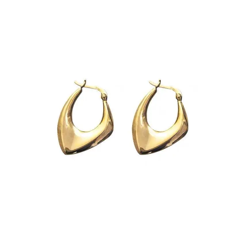 Nordic Style Simple Style Heavy Industry Mare Earrings Women'S Earrings