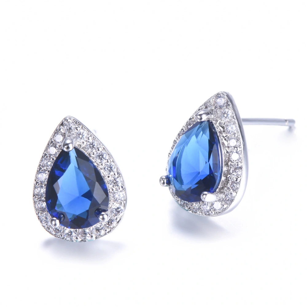 Royal Blue Drop Earrings