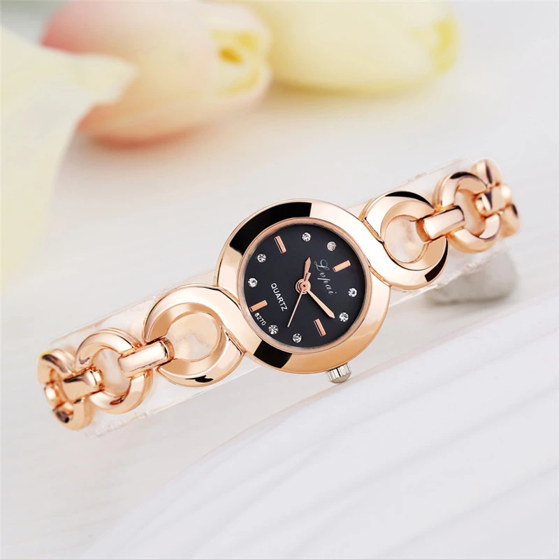 Alloy Watch Luxury Watch Quartz Classic Gold Business