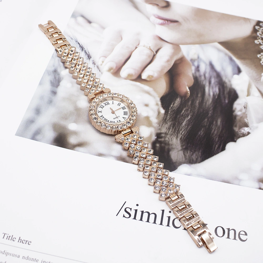 Wristwatch Bracelet Ladies Watch Fashion Diamond Foreign Trade Watch Set