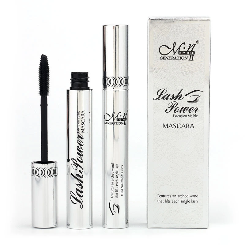 Explosive Authentic M.N Miele M13005 Mascara, Bright Silver Tube, Long And Thick Makeup, Waterproof And Black