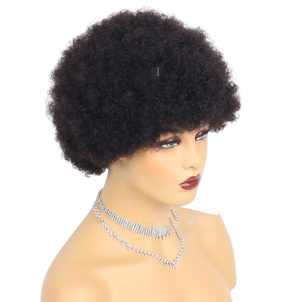 Short Wigs Human Hair Afro Kinky Curly