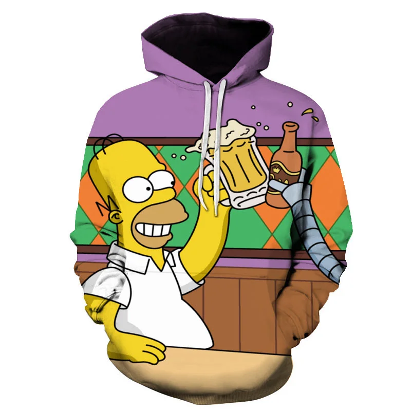 3D Digital Printing Hooded Sweater
