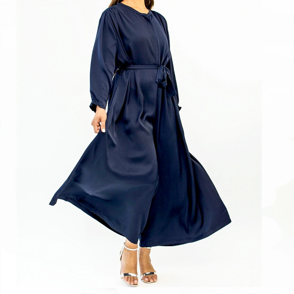 Large Size Solid Color Long Waist Jumpsuit