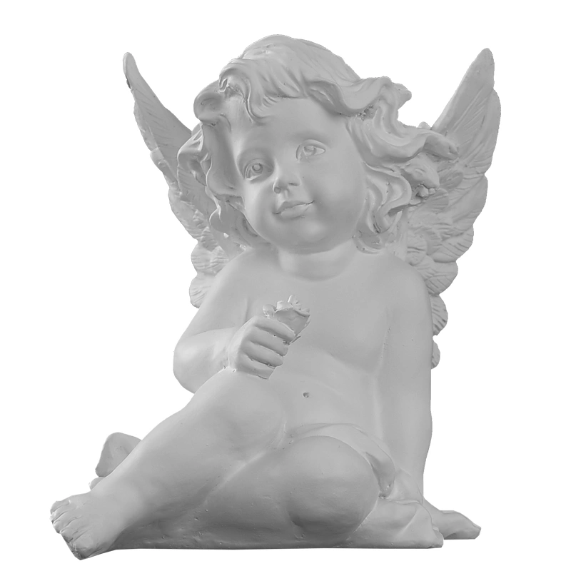 Angel Plaster Ornament Nordic Tabletop Ornament Cute Mini Miniature Portrait Sculpture Figure Statue