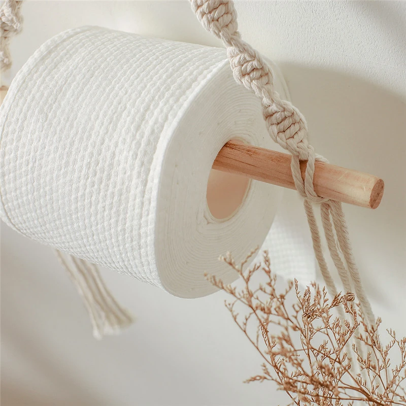 Bohemian Hand-woven Tapestry Cotton Thread Wall Hanging Home Storage Storage