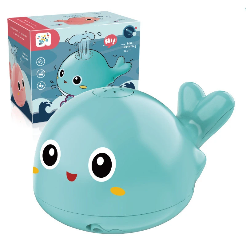 PlayingWith Water, Electric InductionWater Jet Ball, Lighting, Parent-Child Interaction, Dolphin Children's Bathroom Bathing And Bathing Toys