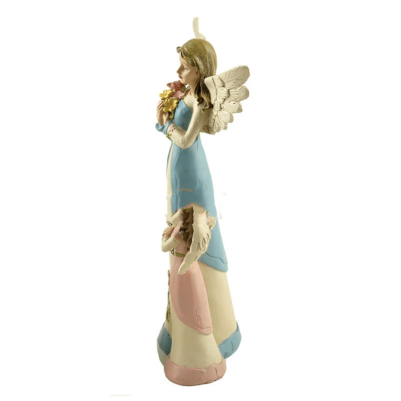 Mother'S Day Gift Birthday Gift Home Decoration Cute Angel Resin Crafts Mom And Child