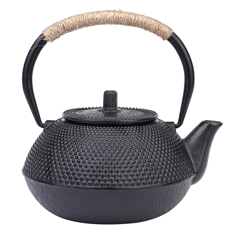 Antique Cast Iron Teapot Making Tea Single Pot