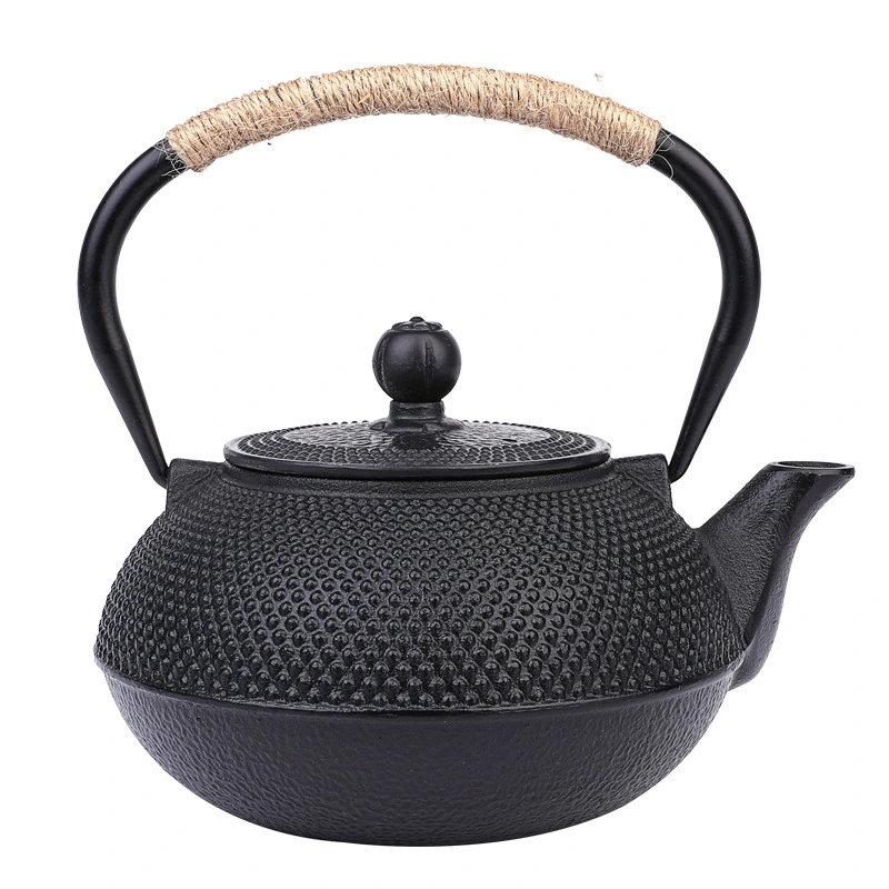 Antique Cast Iron Teapot Making Tea Single Pot