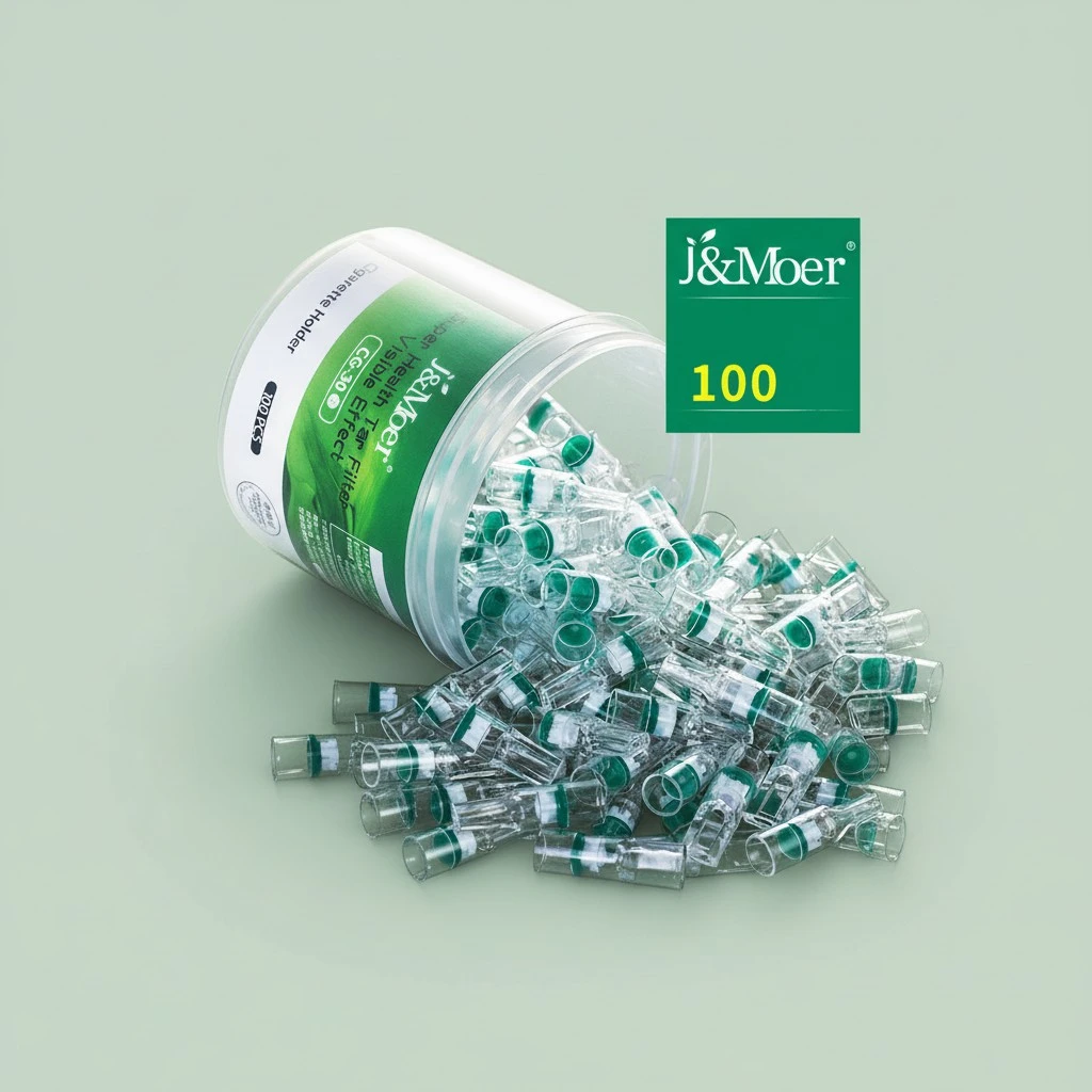 Moore Jmoer Cigarette Holder Disposable Filter Cigarette Holder Filter Disposable Thick And Thin Smoking Set 100 Pieces