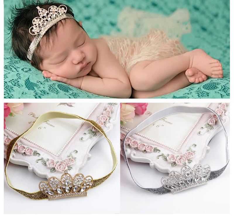 Baby Headwear, Crystal Crown, Children'S Headband, Fashion Hair Accessories