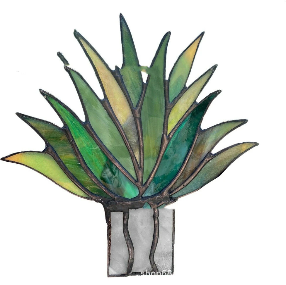 Mini Agave Acrylic Aloe Potted Plant Decoration Garden Decoration Home