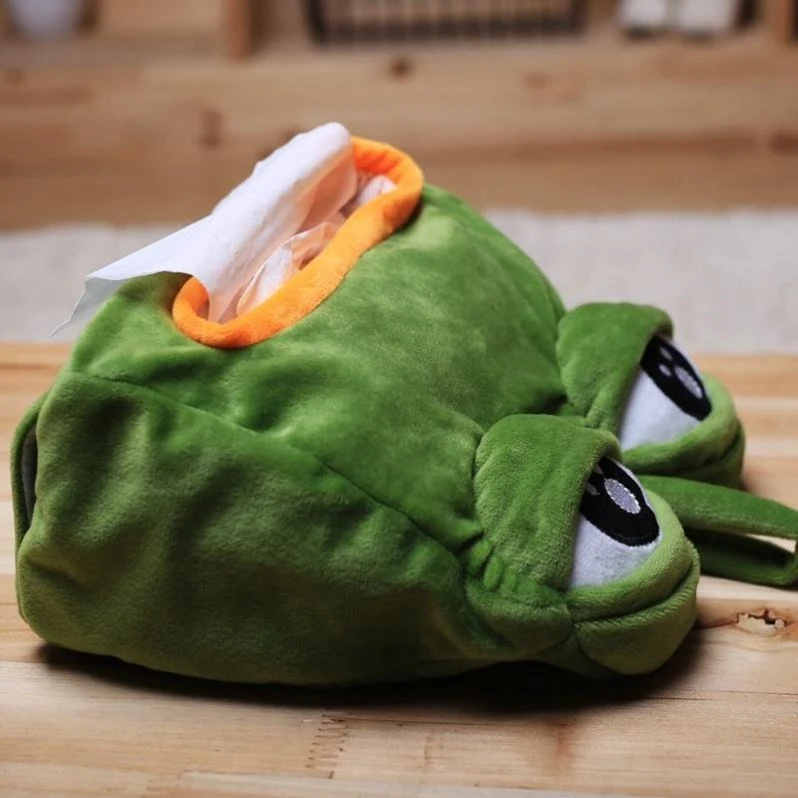 Creative Car Armrest Box Tissue Box Cartoon Cute Car Drawer Box Hanging Car Interior Decoration Supplies Daquan