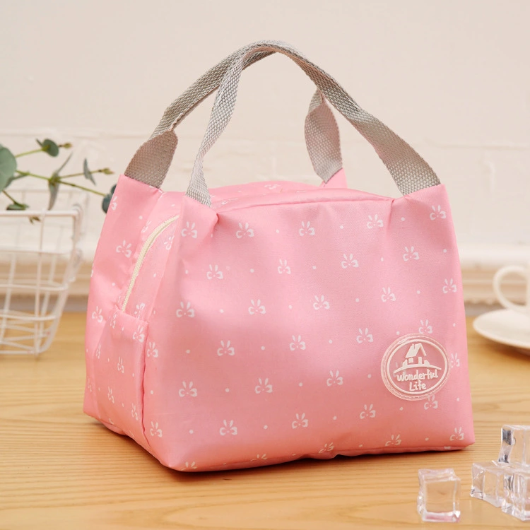 Portable Picnic Bag Striped Insulation Bag