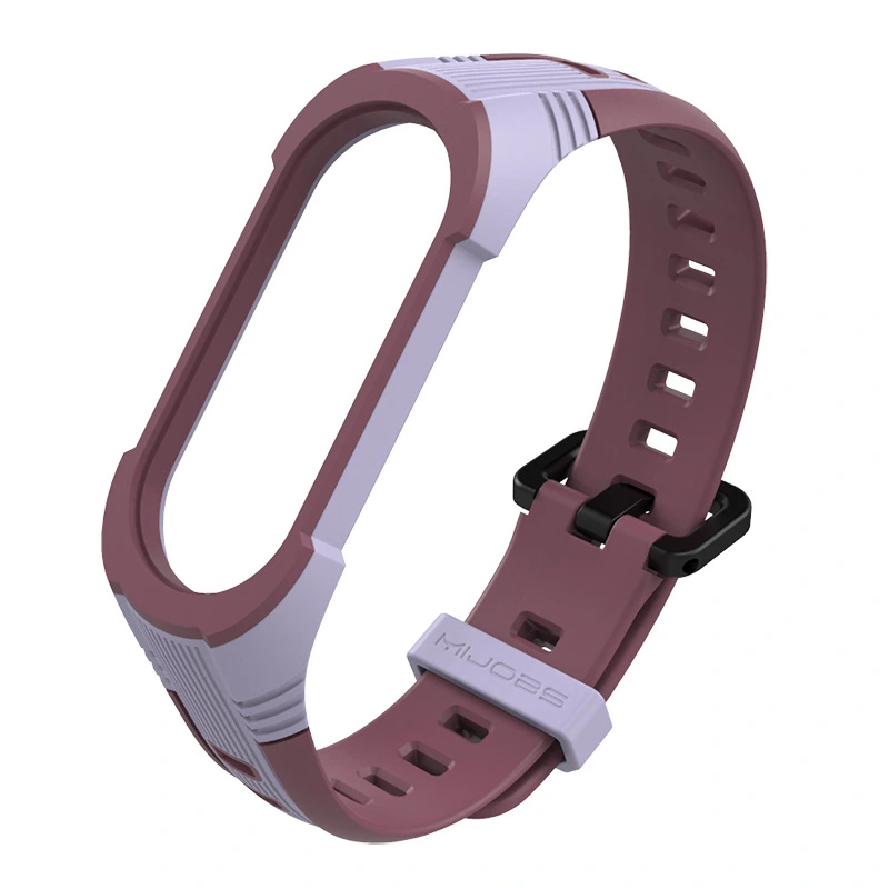 Simple Silicone Two-color Bracelet Strap