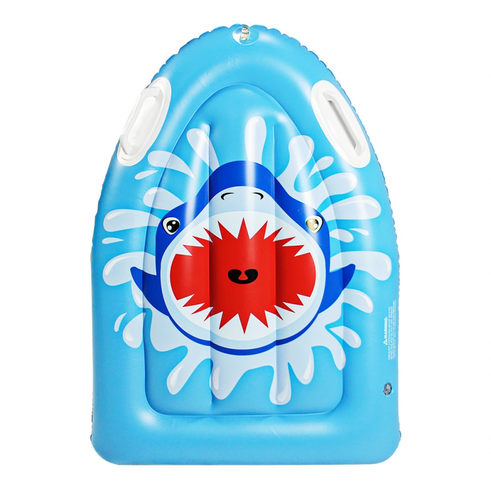 Inflatable Children S Surfboard Portable Shark Swimming Kickboard