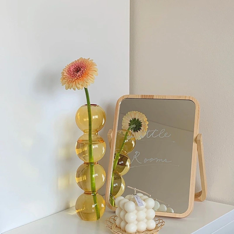 Small Transparent Ball Glass Flower Arrangement Vase