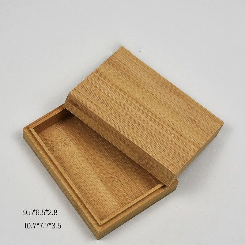 Tiandi Cover Bamboo Box Bamboo Small Wooden Chess and Card