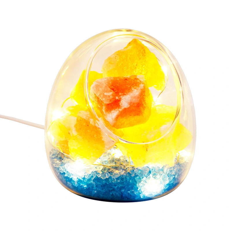 Gift Bedside Night Light Himalayan Crystal Salt Lamp
