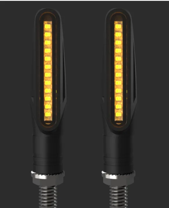 Feedopal 4PCS Amber 12LED Waterproof