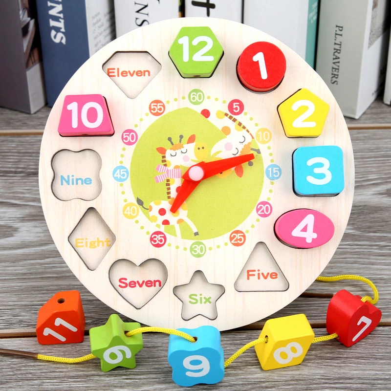 Learn To Learn & Shape  Matching Cognitive Digital Beaded Clock Toy