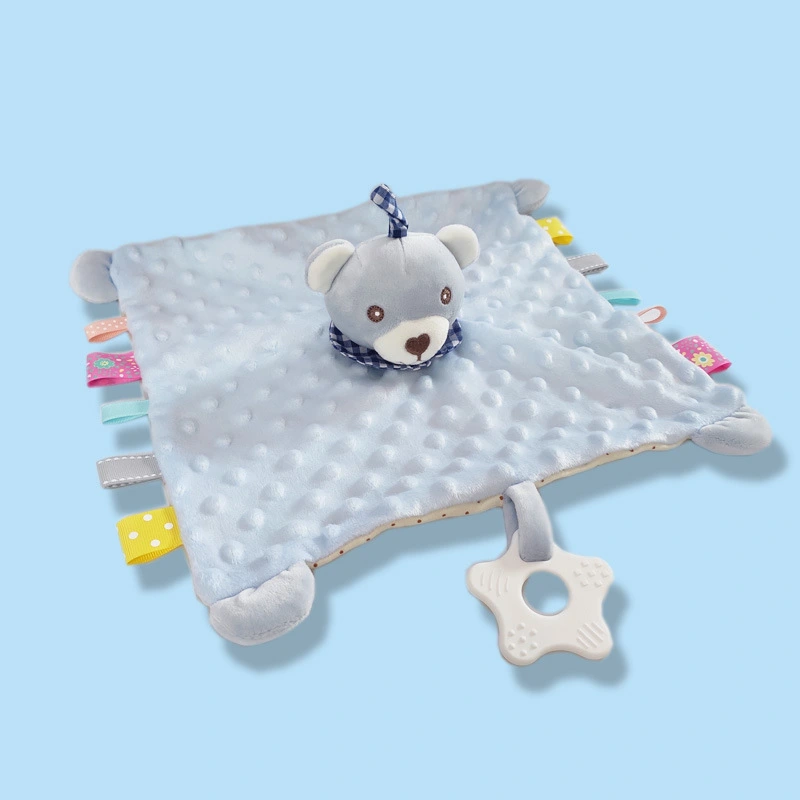 Soft Animal Pattern Appease Towel Baby Plush Blanket Infant Comforter Doll Toy