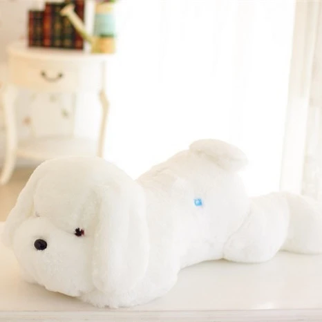 Inductive Light Dog Doll Plush Toy Pillow For Children