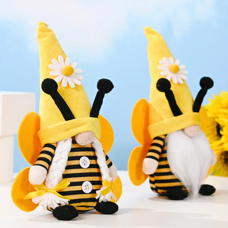 Rudolph Doll Ornaments With Wings On The Bee Day