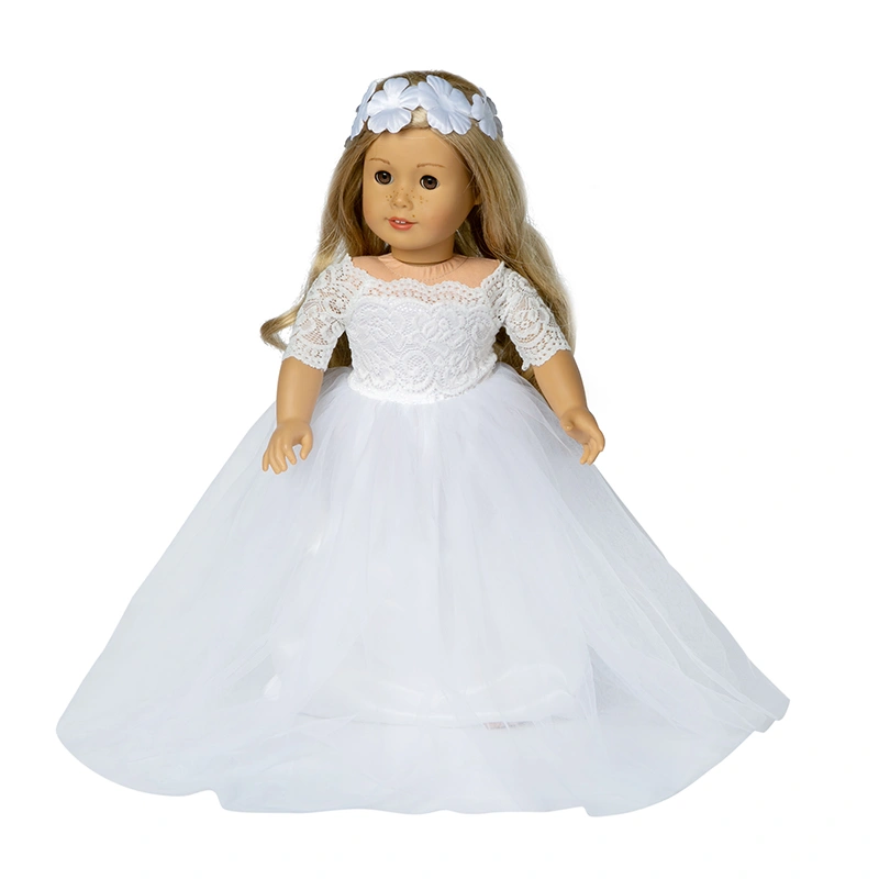 American Girl Doll Quilted Jacket Coat Autumn And Winter Warm Clothes Wedding Dress