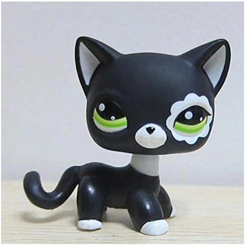 Pet LPS Toy Red Eye Cat Cute Desktop Decoration