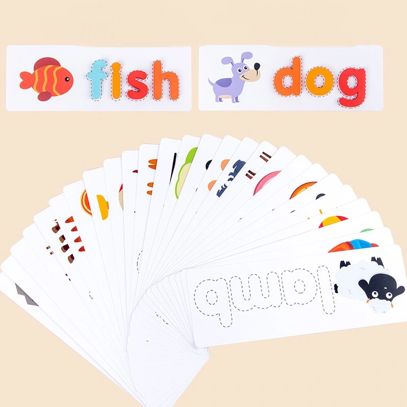 Wooden Children's Letters To Spell The Word Building Blocks