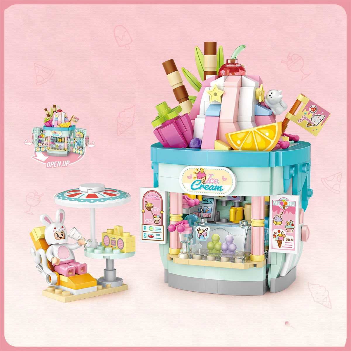 Bakery Playground Series Assembled Building Blocks
