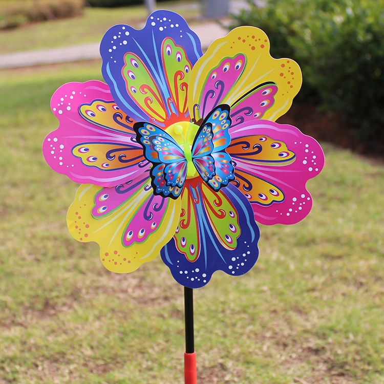 Flower, Three-Dimensional Butterfly, Colorful Plastic