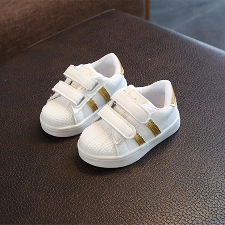 Men's And Women's Baby Shell-toe Sneakers, Children's Casual White Shoes, Children's Soft Sole Shoes