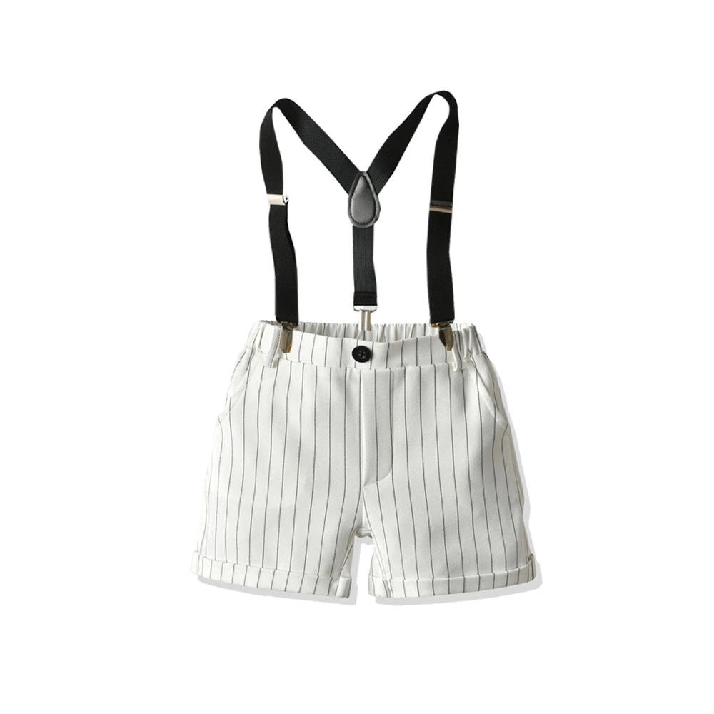 Children'S Striped Trousers Student Formal Wear Performance Overalls