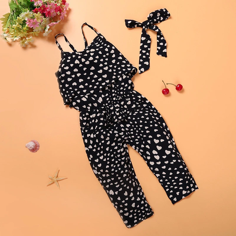 Girls' Sling Jumpsuit Baby Romper Romper Jumpsuit