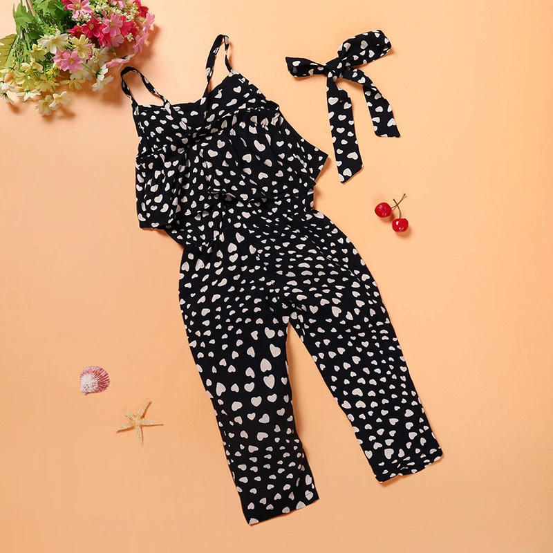 Girls' Sling Jumpsuit Baby Romper Romper Jumpsuit