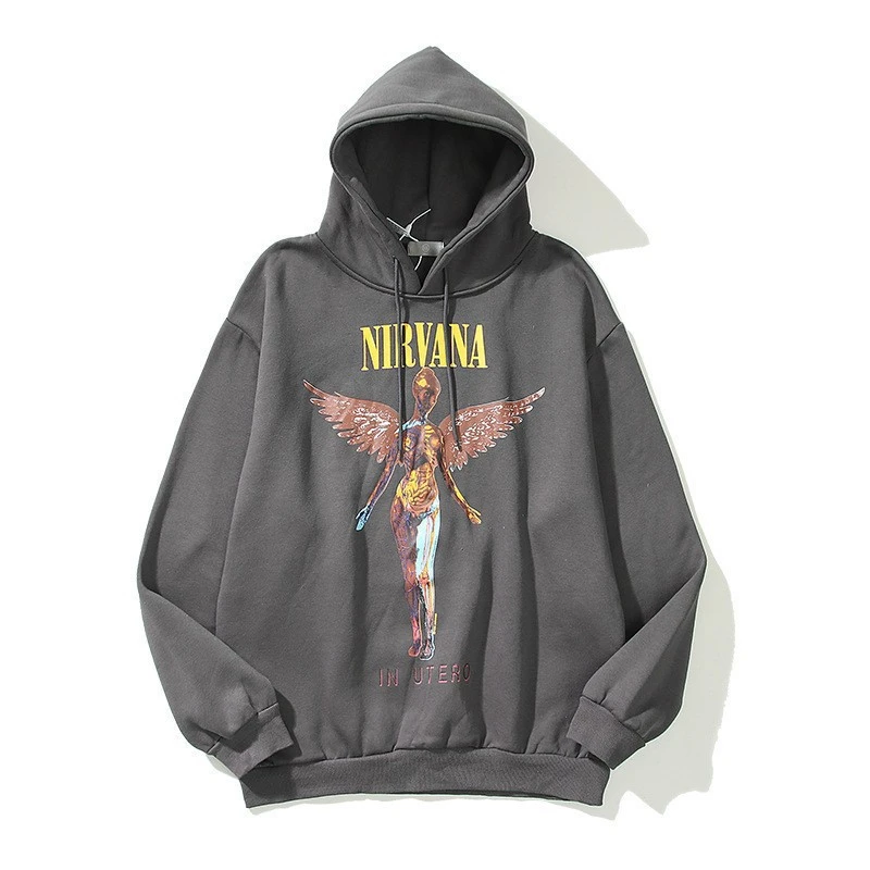European and American fashion brand Nirvana Band Angel Sweatshirt Hoodie